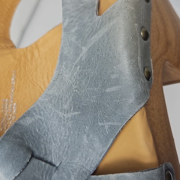 Korks Woven Leather Stud Platform Sandals Size 9 - Picture 11 of 14